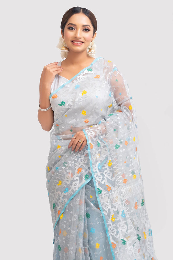 Belwari Jamdani Saree