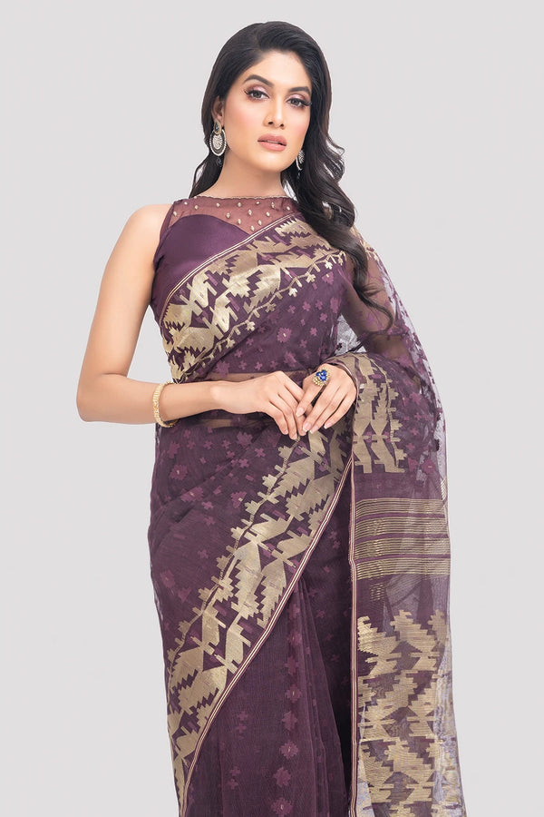 Belwari Jamdani Saree