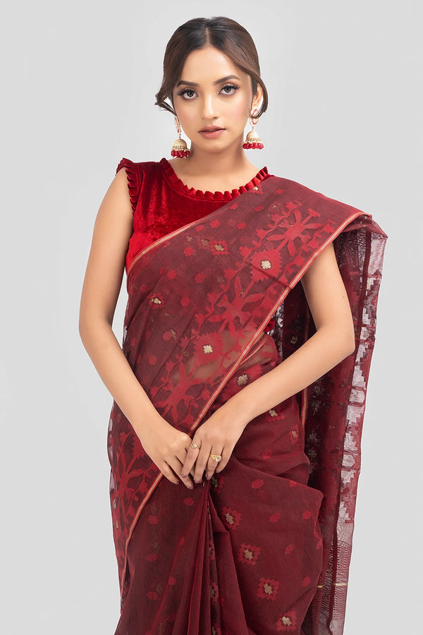 Belwari Jamdani Saree