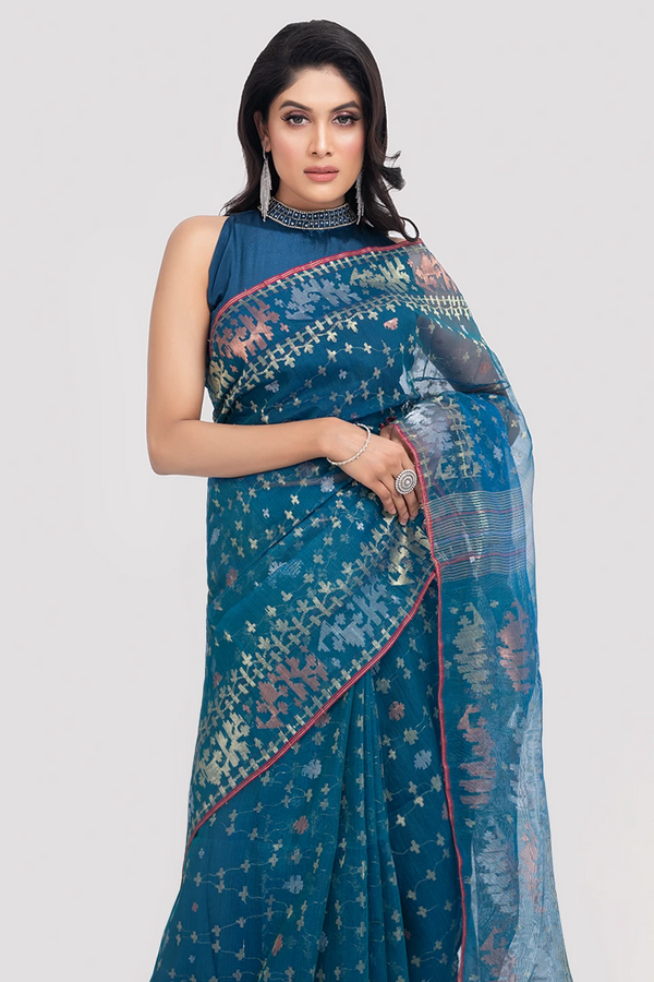 Belwari Jamdani Saree