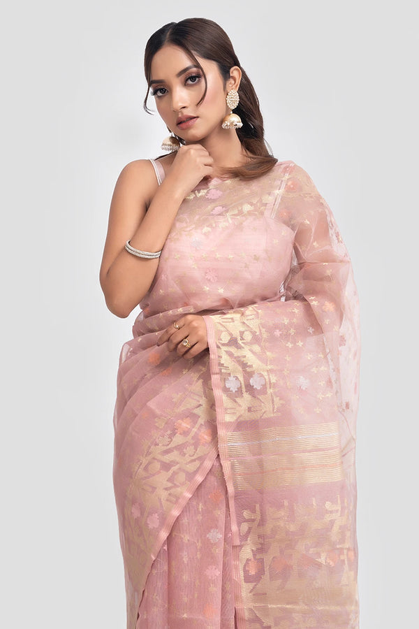 Belwari Jamdani Saree