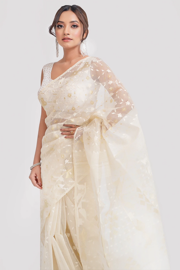 Belwari Jamdani Saree