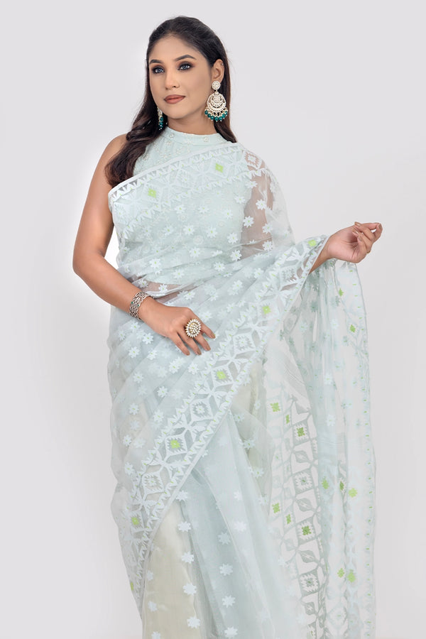 Belwari Jamdani Saree