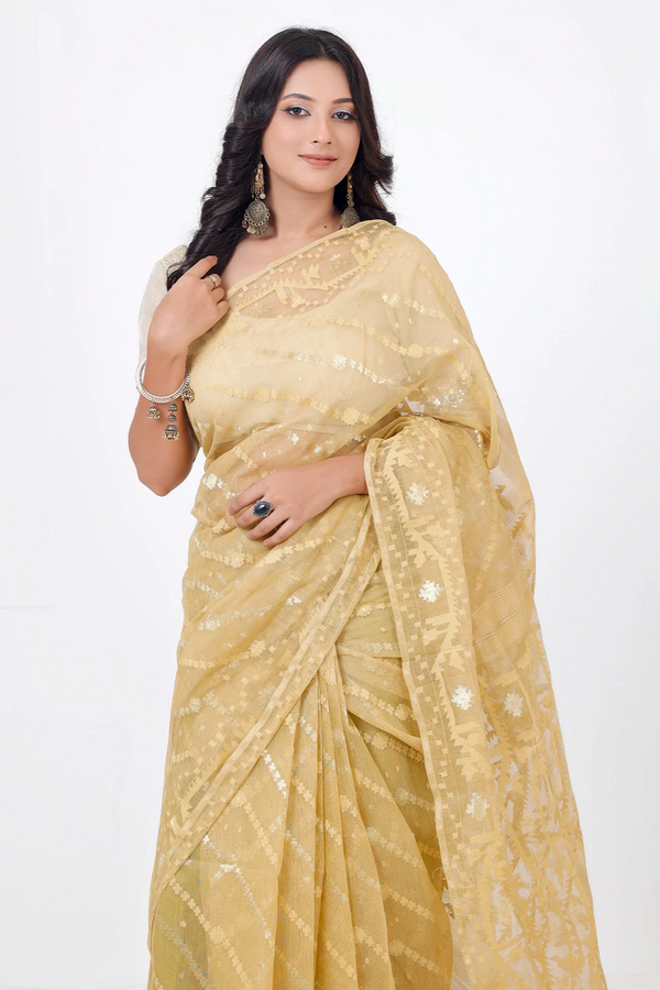 Belwari Jamdani Saree