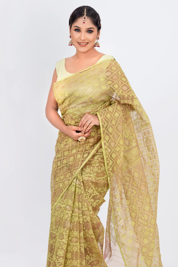 Belwari Jamdani Saree