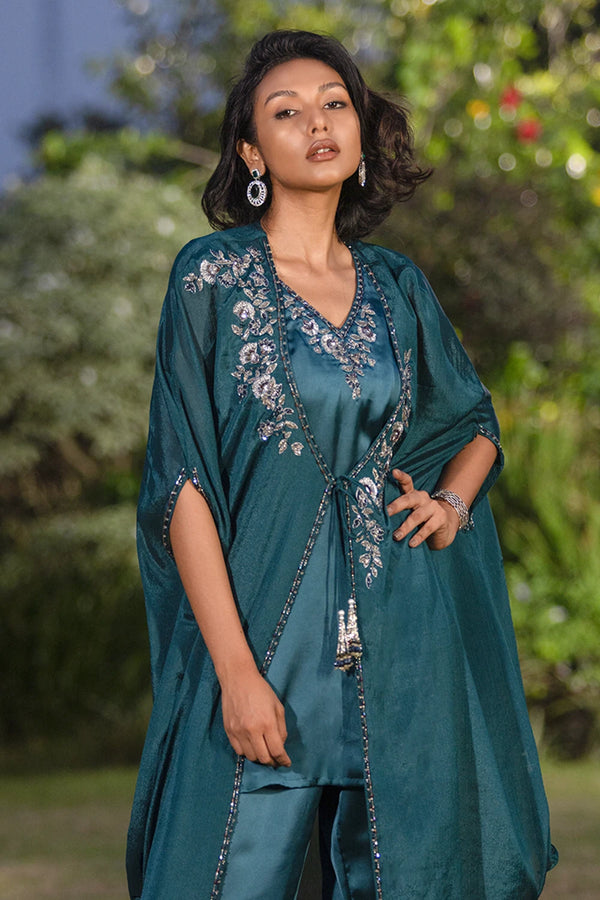Premium Silk Jacket Set
