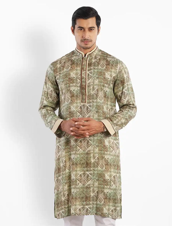 All Over Printed Regular Fit Panjabi