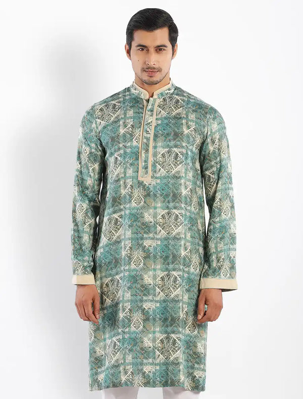 All Over Printed Regular Fit Panjabi