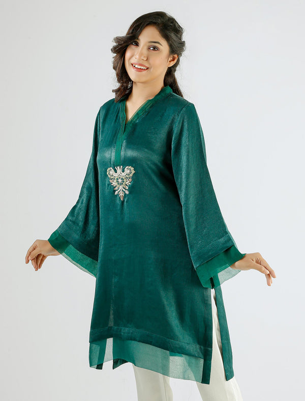 Regular Fit Zardozi Kameez