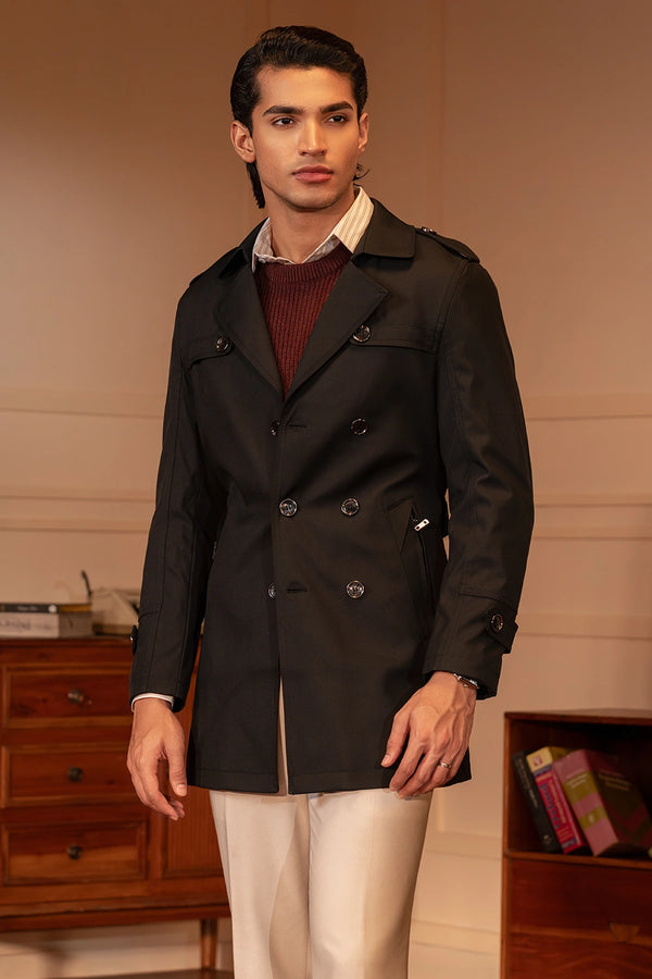 Classic Double-Breasted Trench coat