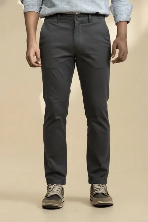 STRAIGHT FIT TWILL CHINO'S