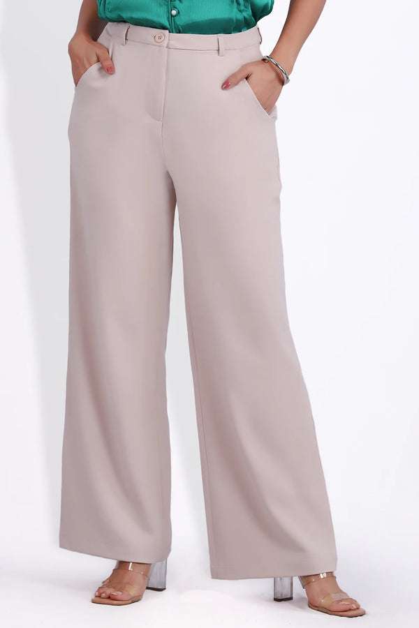 Wide Leg Straight Trouser