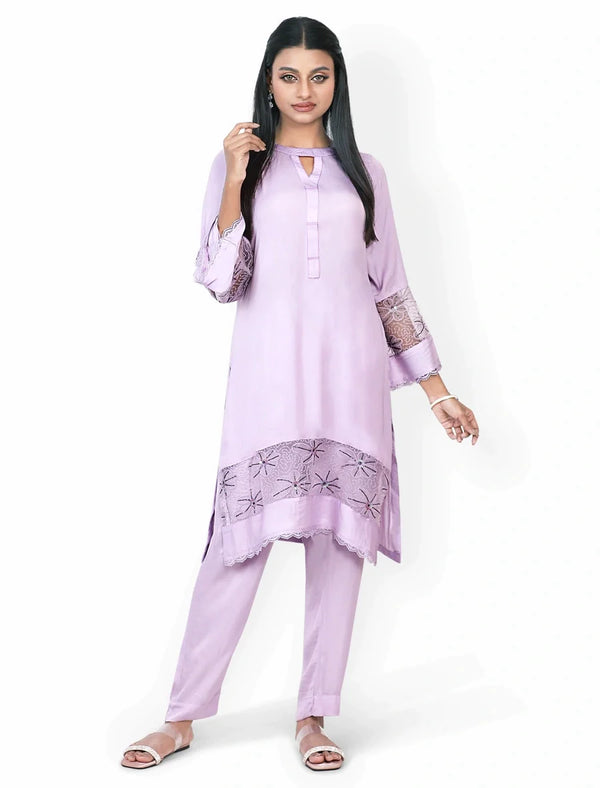 Tissue Embroidered Zardozi Kameez