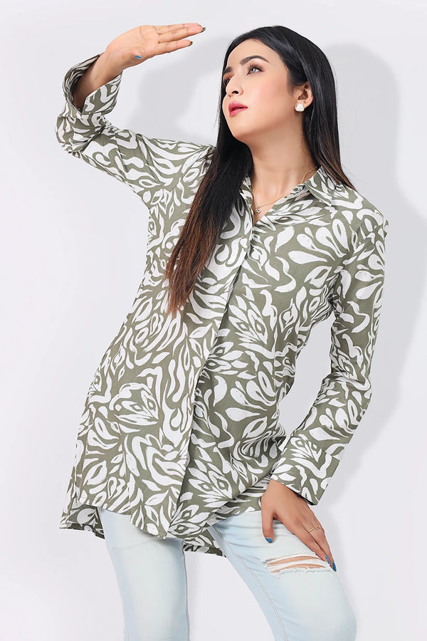 Printed Long Shirt