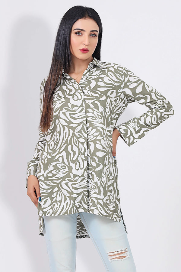 Printed Long Shirt