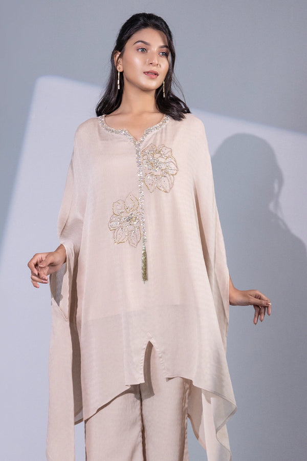 Zardozi Worked Kaftan Set
