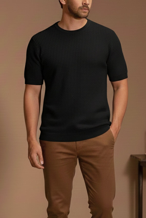 Essential Textured Knit Tee