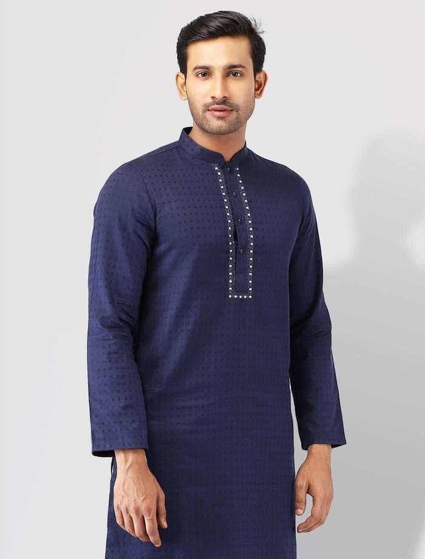 Handworked Slim Fit Panjabi - Blucheez