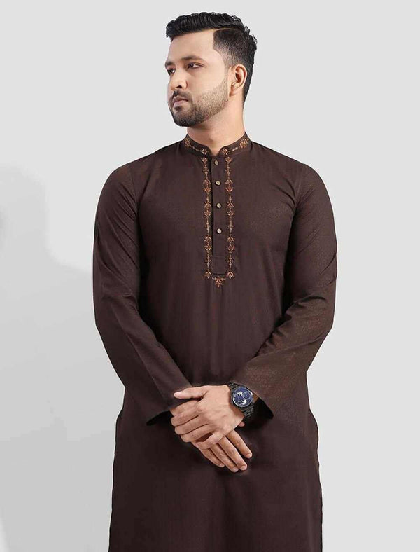 Non Iron Slim Fit Panjabi - Blucheez