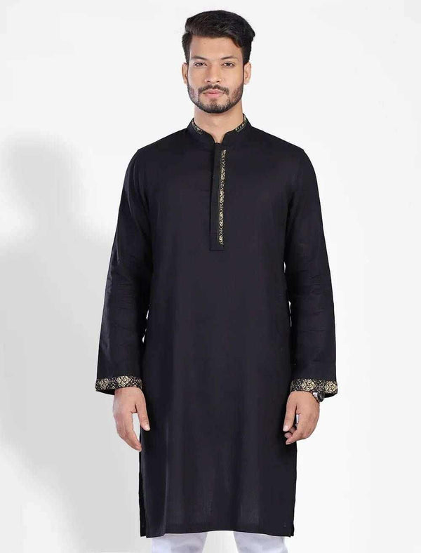 Simple Contrast Regular Fit Panjabi