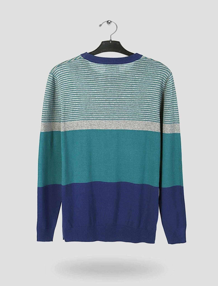 Striped Biker Pullover - Blucheez