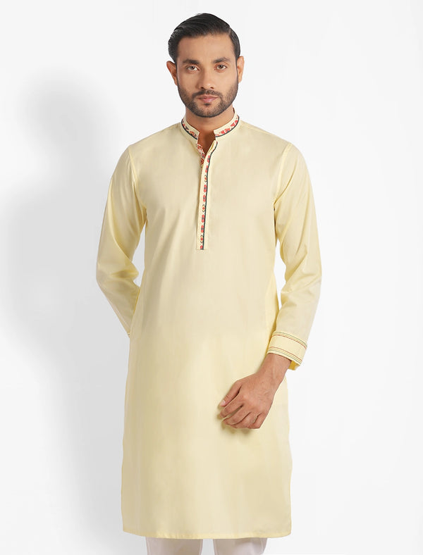 Cut & Sew Slim Fit Panjabi