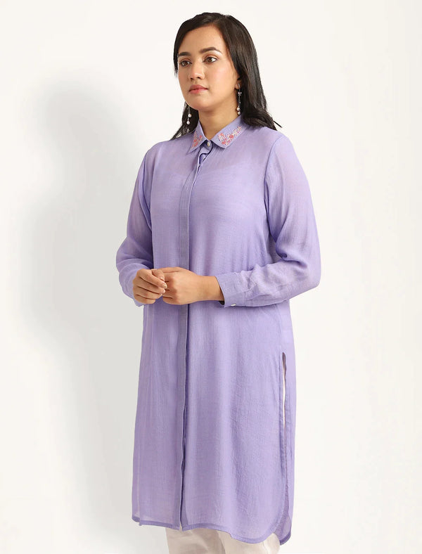 Embroidered Straight Kurti
