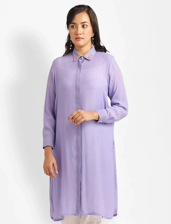 Embroidered Straight Kurti