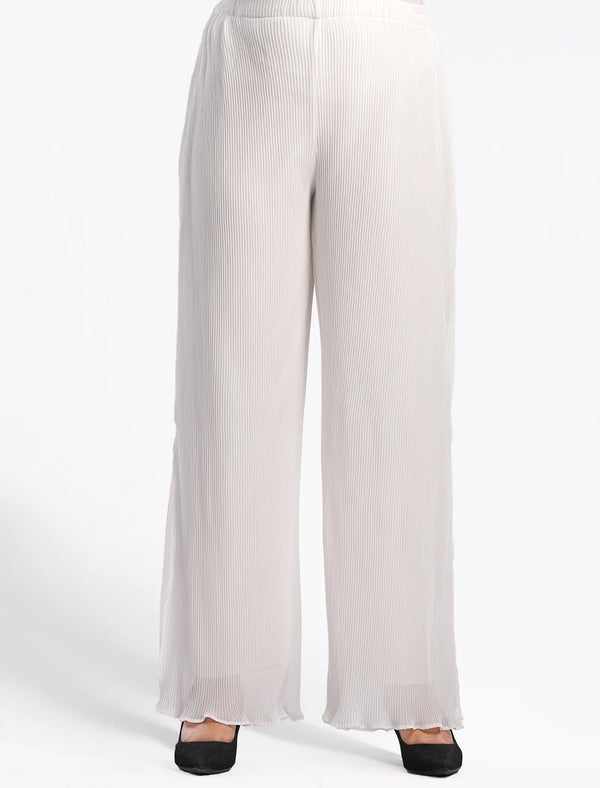 Wide Leg Crepe Trouser