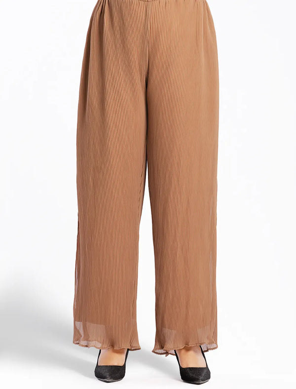 Wide Leg Crepe Trouser