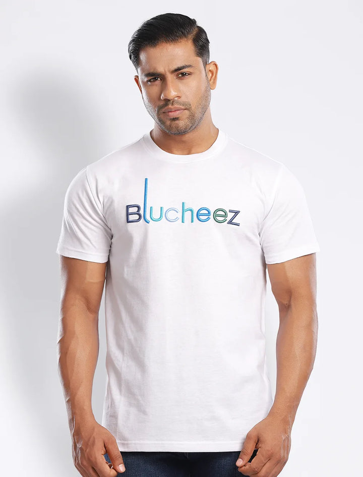 Multicolor Embroidery Tee - Blucheez