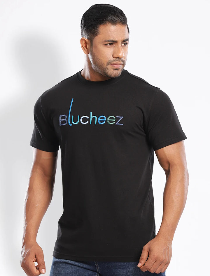 Multicolor Embroidery Tee - Blucheez