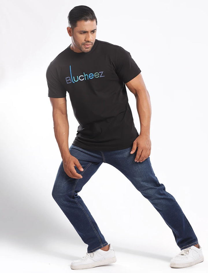 Multicolor Embroidery Tee - Blucheez