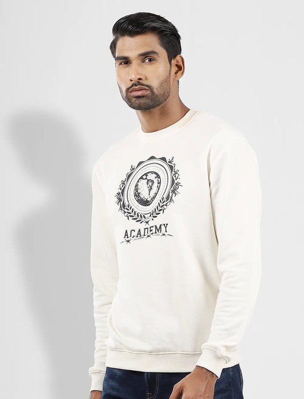 Regular Fit Print Sweatshirt