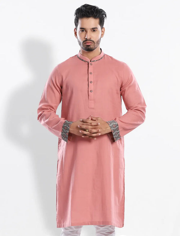 Regular Fit Panjabi With Cut & Sew