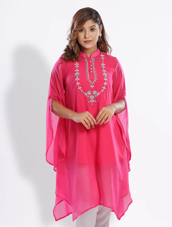 Zardosi Work Asymmetric Kurti