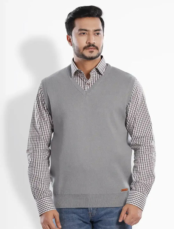 Sleeveless V-Neck Jumper