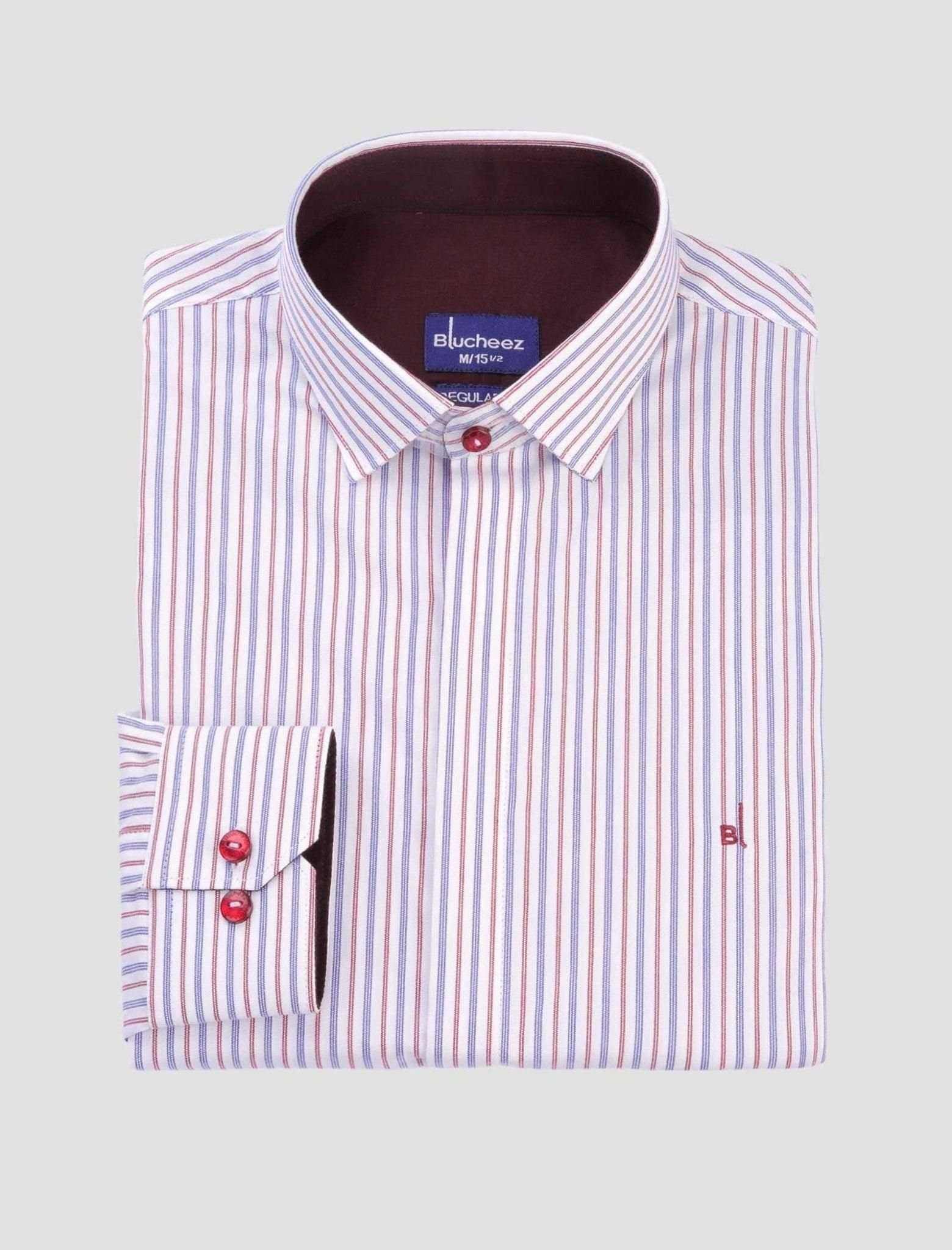 Bengal Stripe Formal Shirt - Blucheez