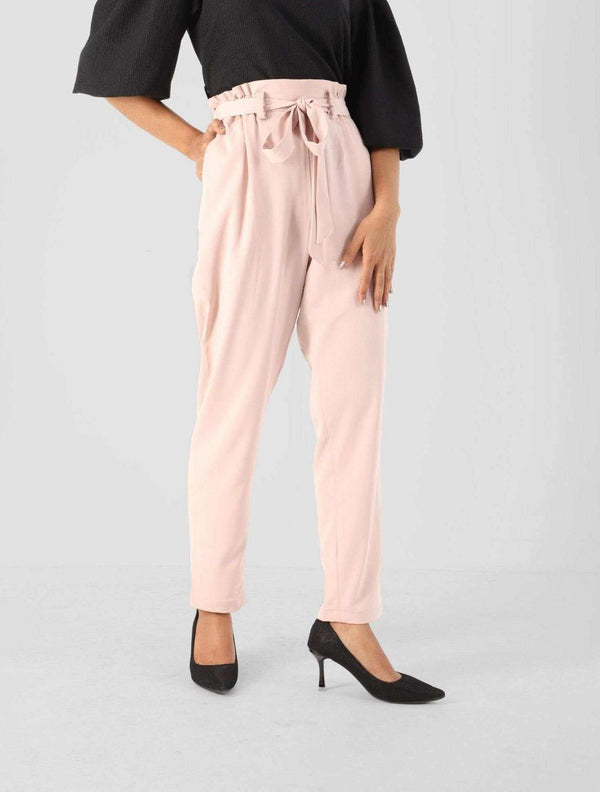 Cropped Paper Bag Waist - Blucheez