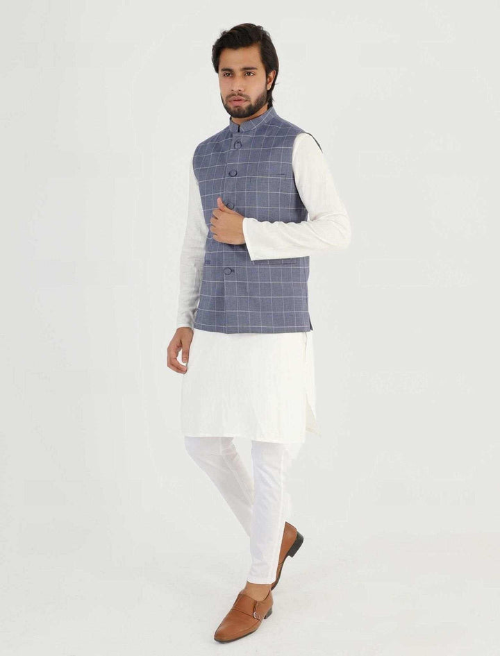 Cut Work Formal Waistcoat - Blucheez