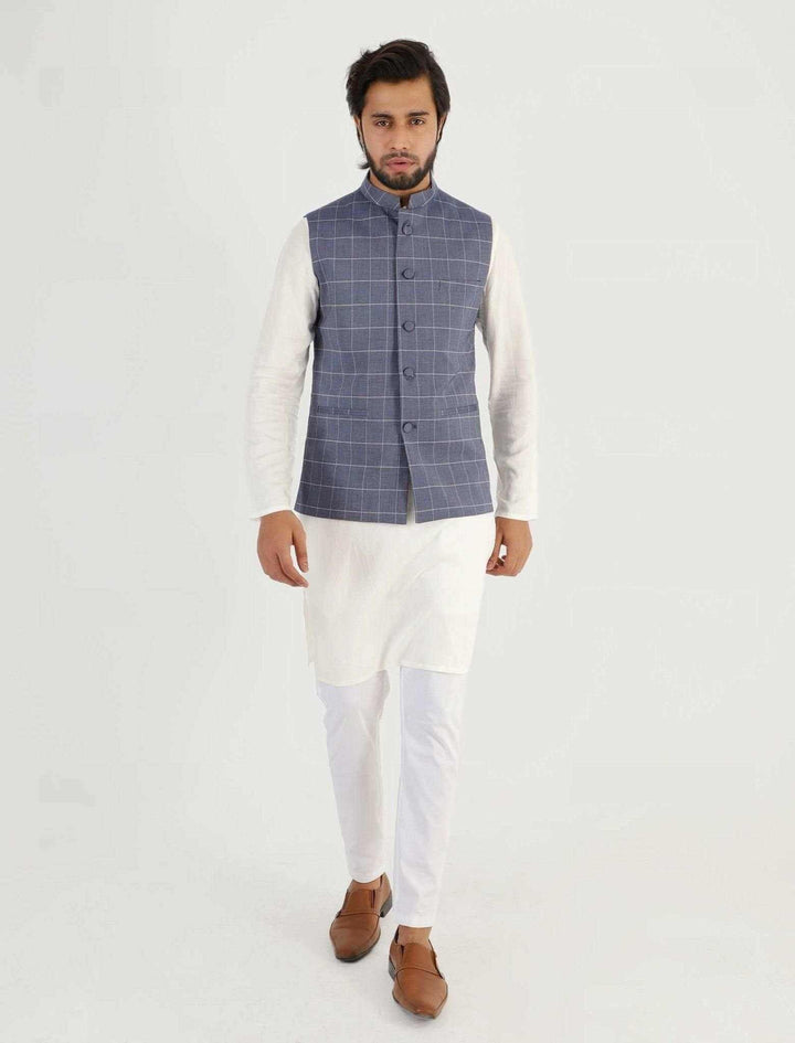 Cut Work Formal Waistcoat - Blucheez