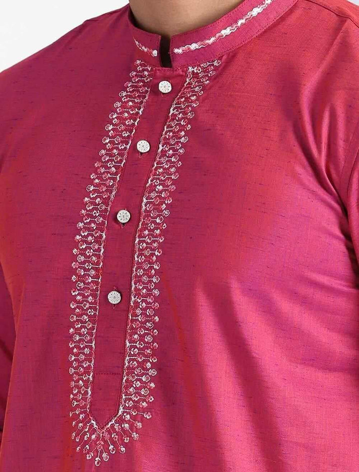 Embroidered Regular Fit Panjabi - Blucheez