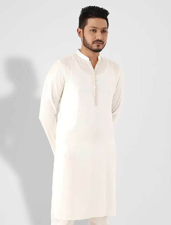 Embroidered Slim Fit Panjabi - Blucheez