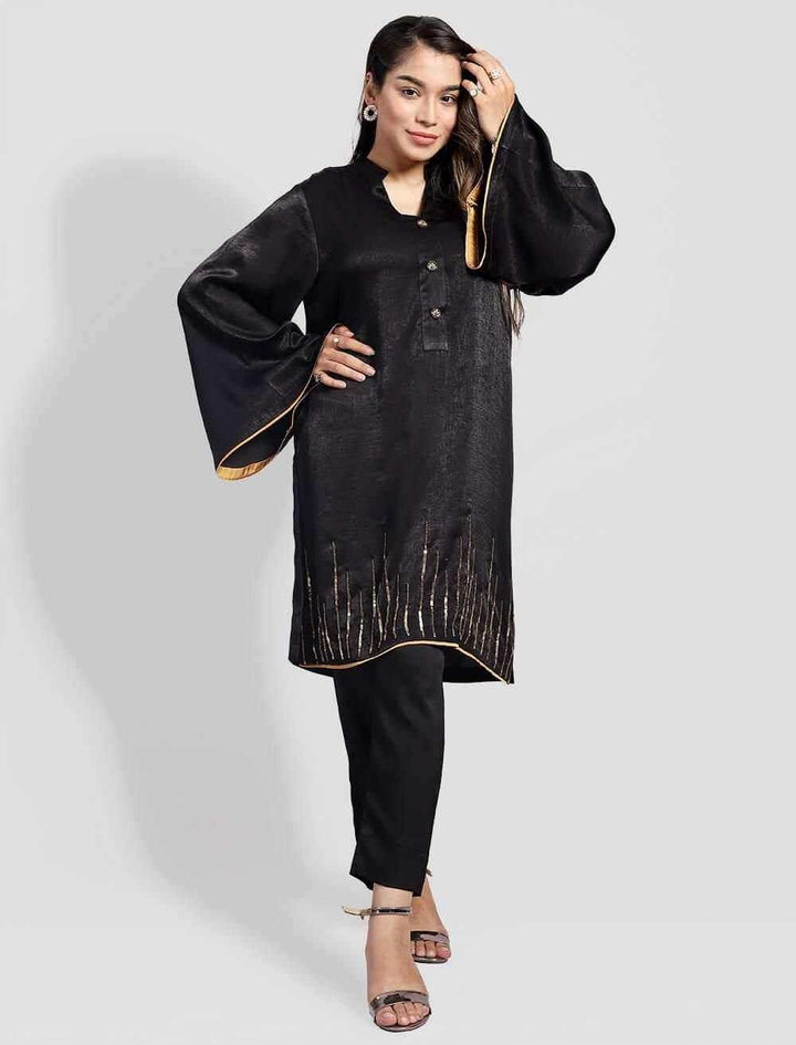 Exclusive Zardozi Kameez with Bottom - Blucheez