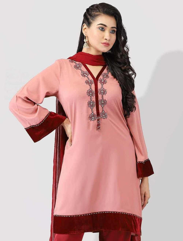 Exclusive Zardozi Work Kameez - Blucheez