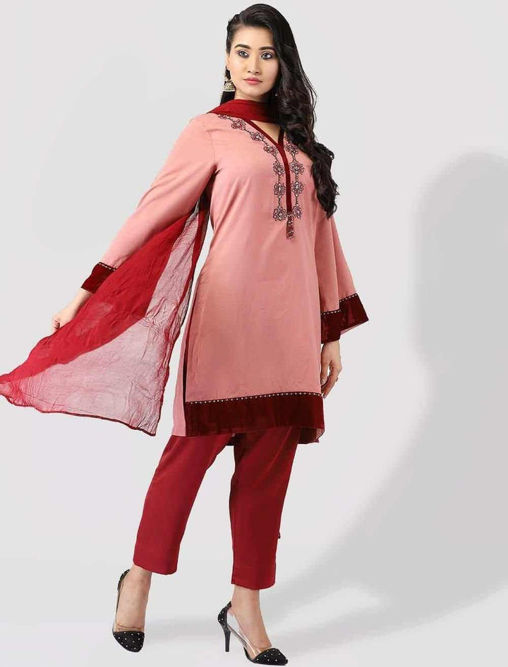 Exclusive Zardozi Work Kameez - Blucheez