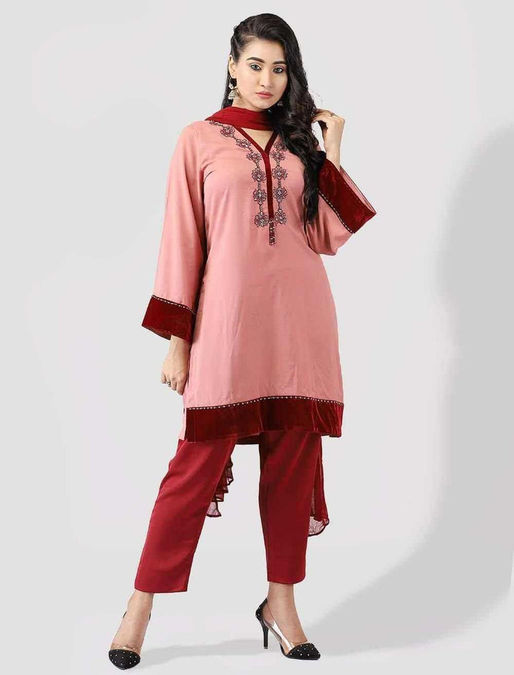 Exclusive Zardozi Work Kameez - Blucheez