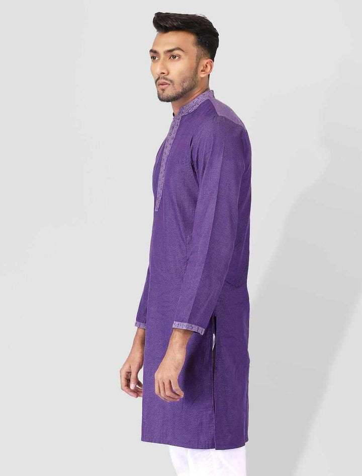 Handworked Slim Fit Panjabi - Blucheez