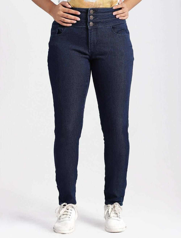 High Waist Skinny Denim - Blucheez