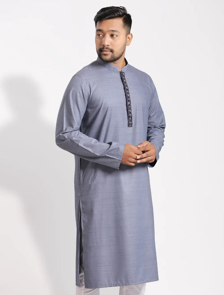 Non Iron Regular Fit Panjabi - Blucheez